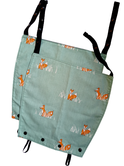 TwinGo Twin Baby Carrier Customised Limited Edition Sleep Hood-Accessories-KahuBaby-Foxy TwinGo Carrier Hood (pair)-Koala Slings - FREE, fast UK shipping