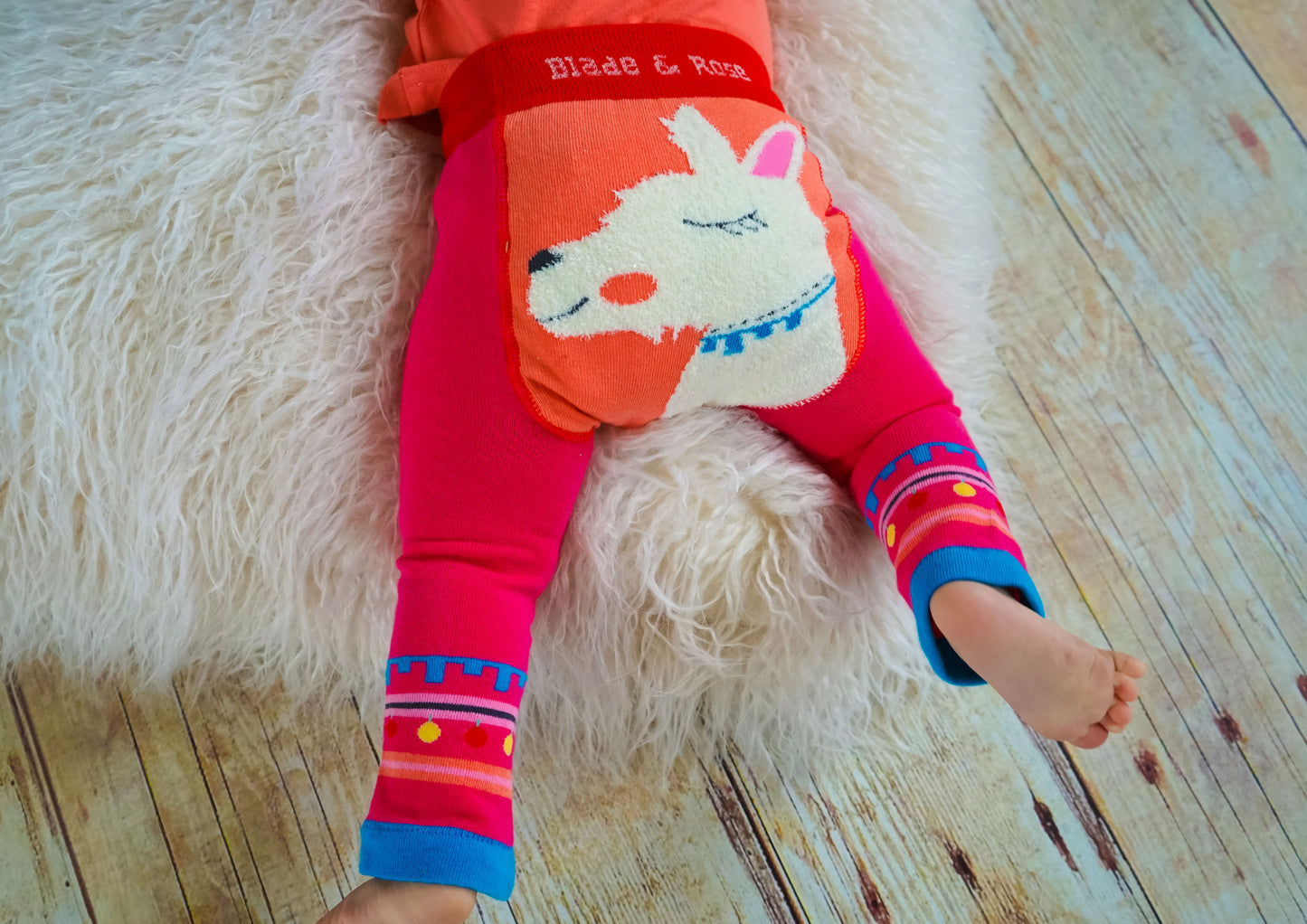 Blade and Rose Baby Leggings-Accessories-Blade and Rose-Llama Blade and Rose baby leggings-6-12 months-Koala Slings - FREE, fast UK shipping