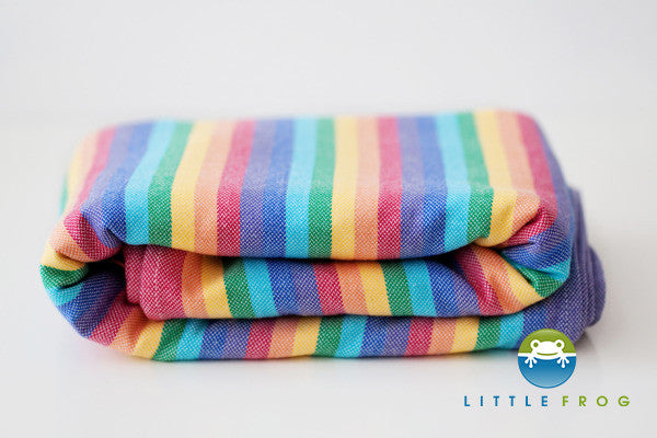 Little Frog Woven Wraps - cotton SALE-Woven Wraps-Little Frog-Chalcedony-Size 3 (3.2m)-Koala Slings - FREE, fast UK shipping