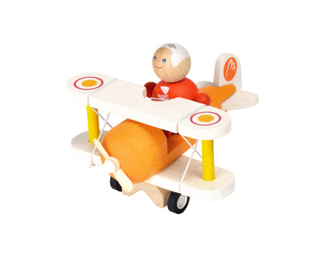 Plan Toys Airplane with Pilot-Toy-Plan Toys-Koala Slings - FREE, fast UK shipping