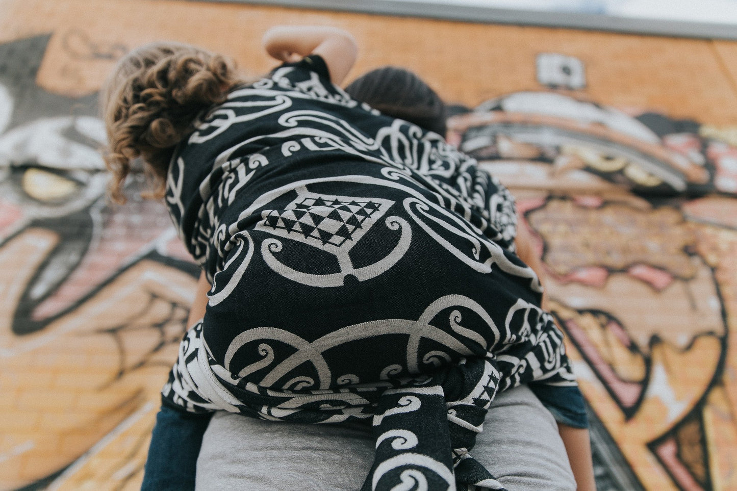 Aroha Textiles woven wrap - Ngaru Nui-Woven Wraps-Aroha Textiles-Size 3 (3.2m)-Koala Slings - FREE, fast UK shipping