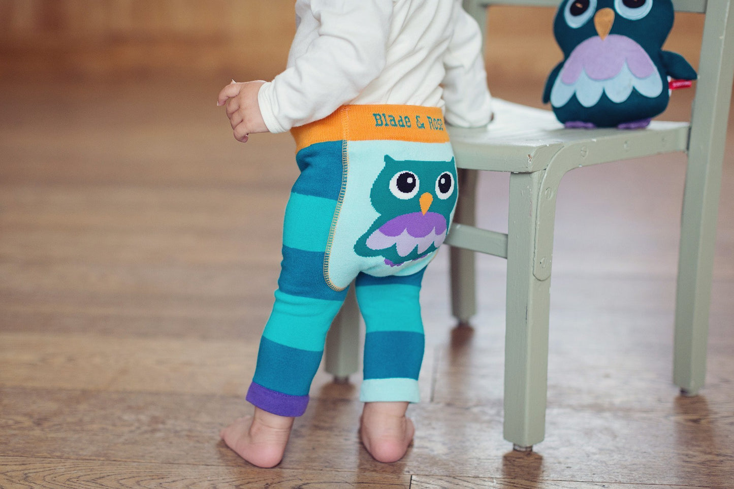 Blade and Rose Baby Leggings-Accessories-Blade and Rose-Oheo Owl Baby Leggings-6-12 months-Koala Slings - FREE, fast UK shipping