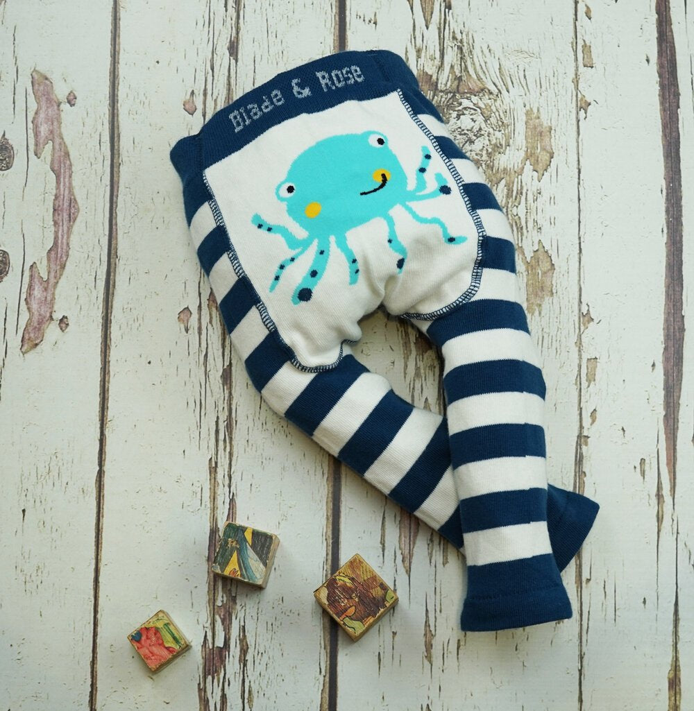 Blade and Rose Baby Leggings-Accessories-Blade and Rose-Octopus Baby Leggings-1-2 years-Koala Slings - FREE, fast UK shipping