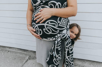 Aroha Textiles woven wrap - Ngaru Nui-Woven Wraps-Aroha Textiles-Koala Slings - FREE, fast UK shipping