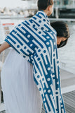 Aroha Textiles woven wrap - Walters Miramar-Woven Wraps-Aroha Textiles-Size 5 (4.2m)-Koala Slings - FREE, fast UK shipping