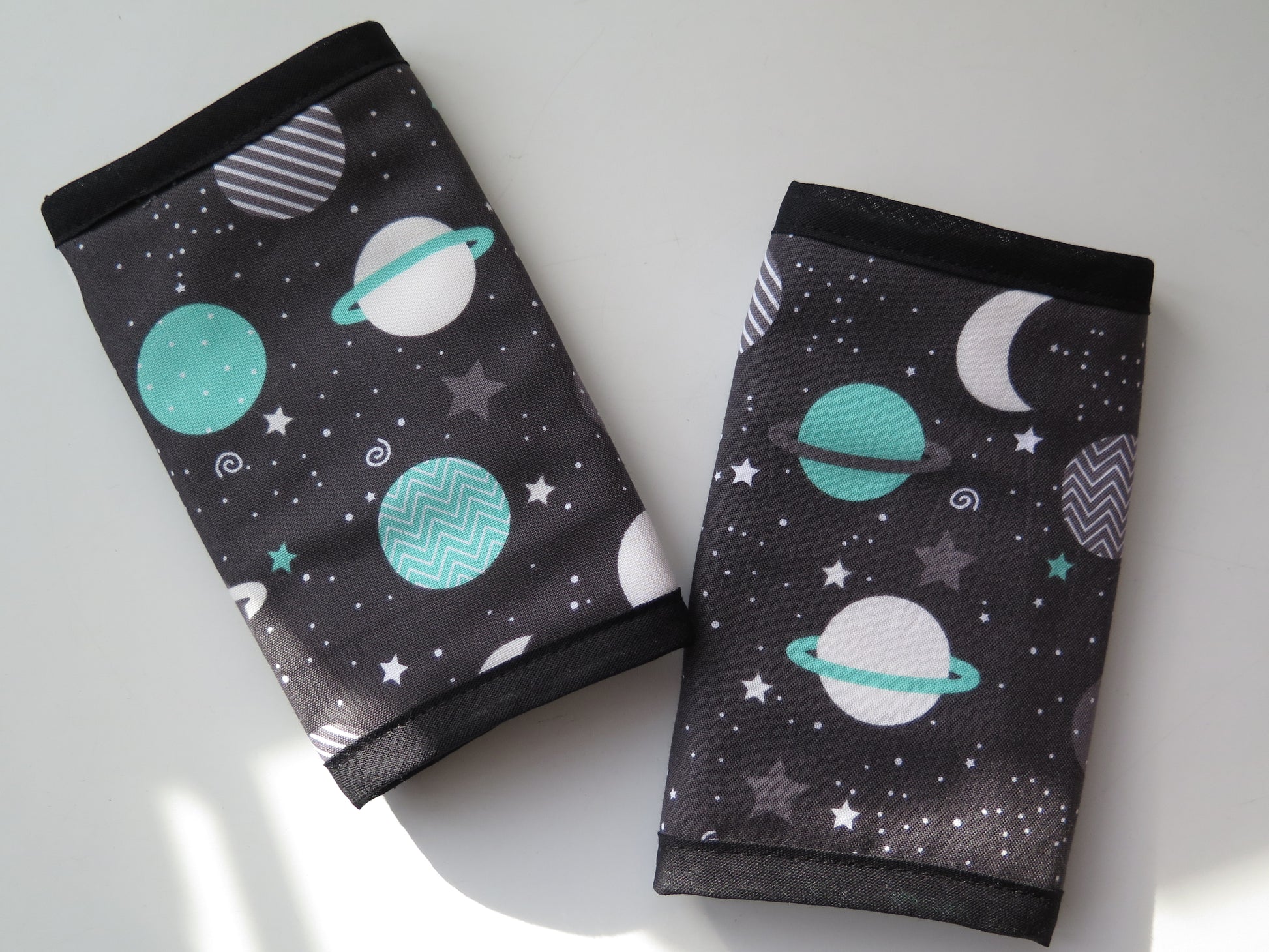 Teething pads for TwinGo Carrier, Tula Baby, other baby carrier brands-Accessories-Koala Slings-Mint Planets Teething Pads-Koala Slings - FREE, fast UK shipping