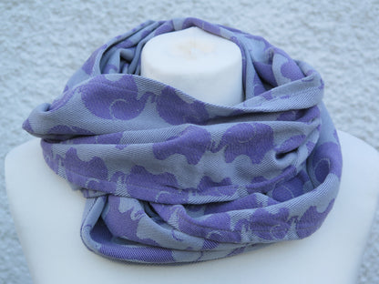 KahuBaby woven wrap infinity scarf, Yaro Elephants-Accessories-KahuBaby-Koala Slings - FREE, fast UK shipping