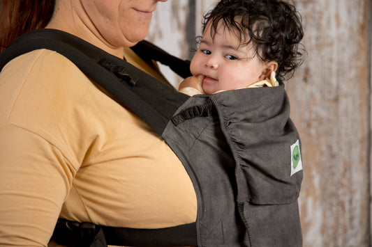 KahuBaby Sunshine Carrier - Cloudy Grey-Buckled carriers-KahuBaby-Koala Slings - FREE, fast UK shipping