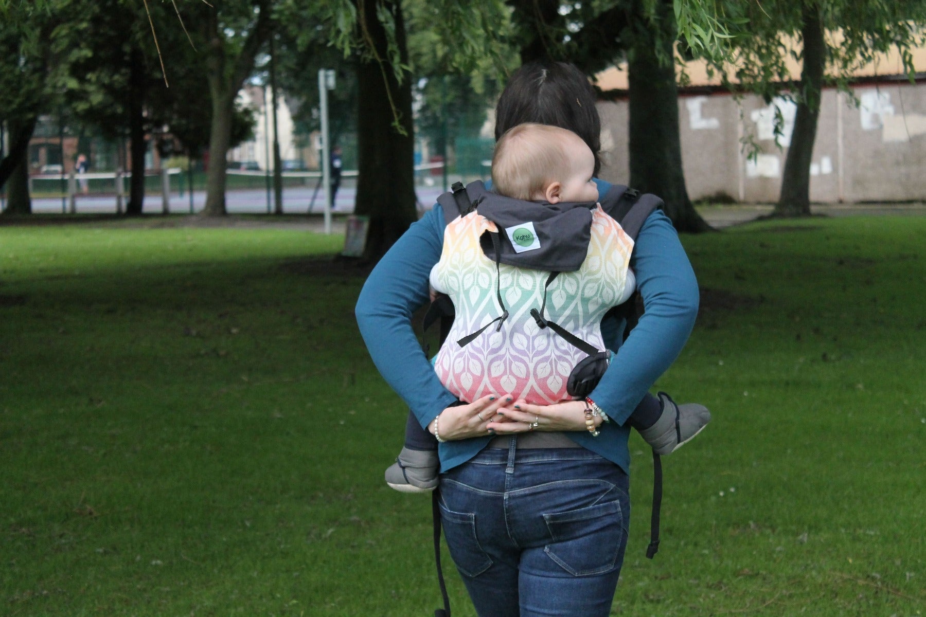 KahuBaby Carrier - La Vita Autumn Rainbow-Buckled carriers-KahuBaby-Koala Slings - FREE, fast UK shipping