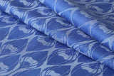 Yaro Woven Wrap - hemp-Woven Wraps-Yaro Slings-La Fleur Blue-Natural Hemp-Size 2 (2.6m)-Koala Slings - FREE, fast UK shipping