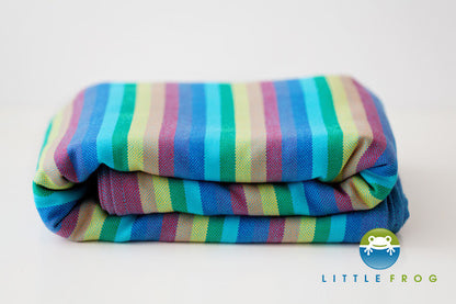 Little Frog Woven Wraps - cotton SALE-Woven Wraps-Little Frog-Marine Chalcedony-Size 3 (3.2m)-Koala Slings - FREE, fast UK shipping
