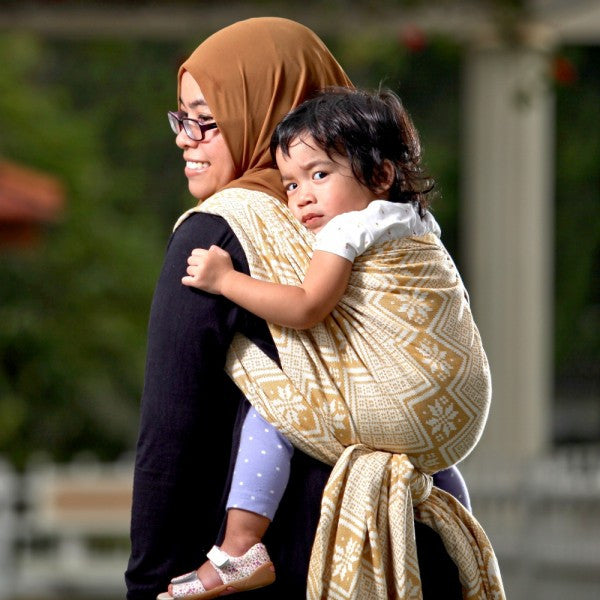 Daiesu Woven Wraps SALE-Woven Wraps-Daiesu-Gold-Size 4 (3.7m)-Koala Slings - FREE, fast UK shipping