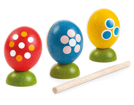 Plan Toys Egg Percussion Set-Toy-Plan Toys-Koala Slings - FREE, fast UK shipping