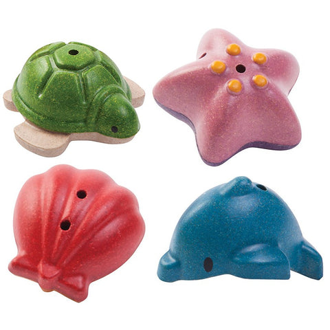 Plan Toys Sea Life Bath Set-Toy-Plan Toys-Koala Slings - FREE, fast UK shipping