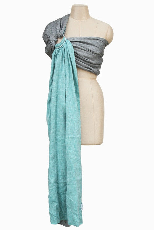 Sakura bloom double linen ring sling online
