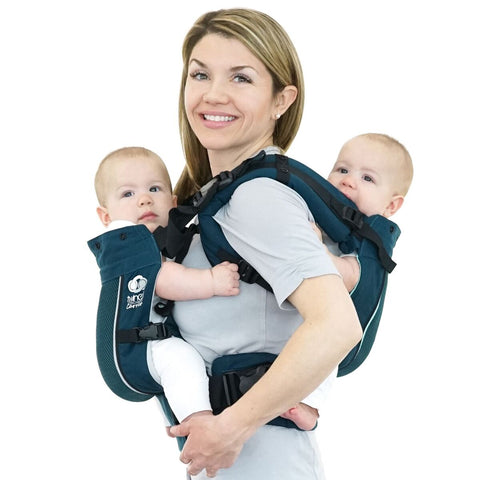TwinGo Air Carrier - Modern Teal - hire-Sling Library-TwinGo Carrier-Two weeks-Koala Slings - FREE, fast UK shipping