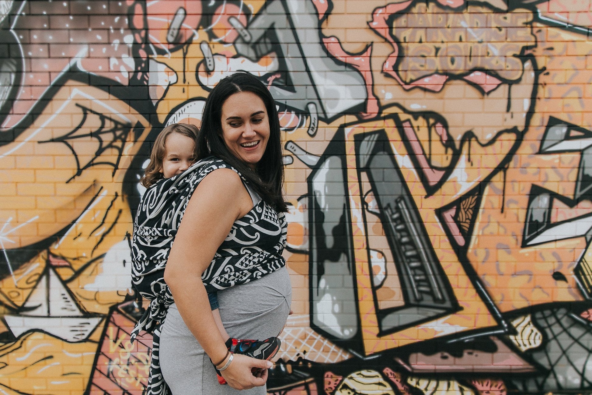 Aroha Textiles woven wrap - Ngaru Nui-Woven Wraps-Aroha Textiles-Koala Slings - FREE, fast UK shipping